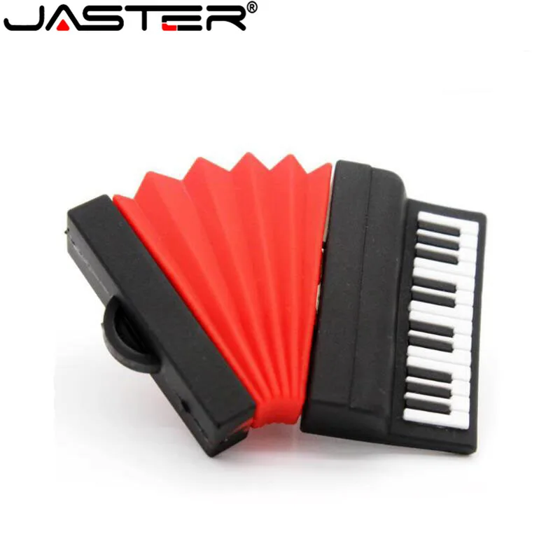 Jaster Fisarmonica Usb Flash Drive Usb 2.0 Pen Drive Serventi Memory Stick Pendrive 4Gb 8Gb 16Gb 32Gb 64Gb Nuovo Regalo