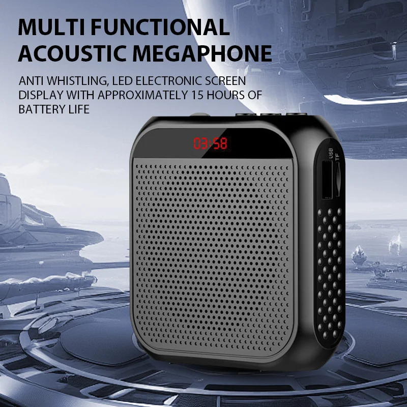 Description Picture 3 of itemHeadworn Microphone Loudspeaker Voice Amplifier Recorder Mic Speaker Audio Mini Wired Mikrofon Mike Sound Battery Kit Headset