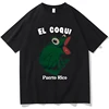 Bad Bunny Debi Tirar Mas Fotos Album Print Tshirt Hip Hop EL COQUI Frog Unisex Fashion Print T-Shirt Pure Cotton Streetwear Tops 3