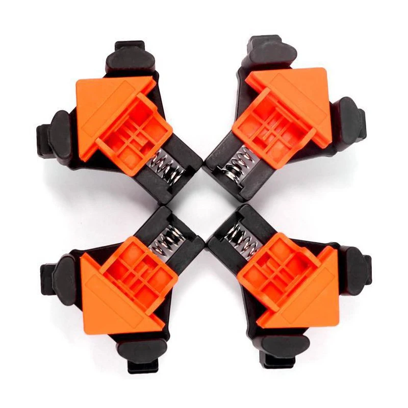 Braçadeira de Ângulo Direito para Carpintaria 90 Graus Canto Mate Clipes de Mão Faça Você Mesmo Picture Frame Ferramentas de Posicionamento Pcs