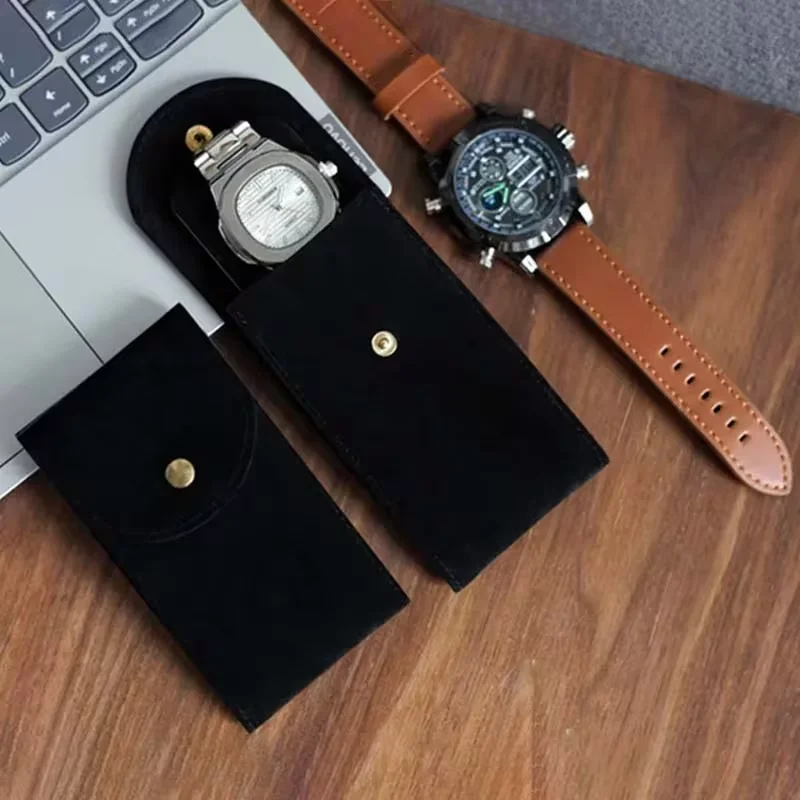 Embers Watch Travel Storage Case - Blue, Black, and Green Flannelette Gift Box