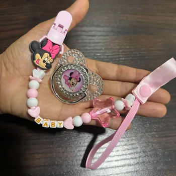 Ciuccio per neonati con tettarella lenitiva a forma di ciuccio da masticare, supporto personalizzato per ciuccio in silicone alimentare, adatto per l'alimentazione dei neonati.