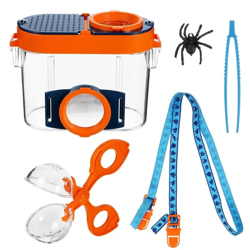 1 Set Magnifying Bug Viewer Insect Collecting Box
