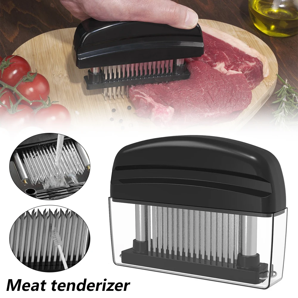 48 Blades Needle Meat Tenderizer Stainless Steel Knife Meat Beaf Steak Mallet Barbecue Marinating Cooking Tools Cooking Utensils