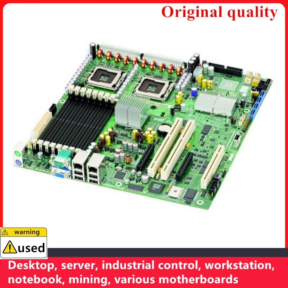 

Used For Intel S5000VSA4 DIMM Motherboards LGA 771 DDR2 Server workstation Mainboard PCI PCI-E2.0 SATA II USB2.0