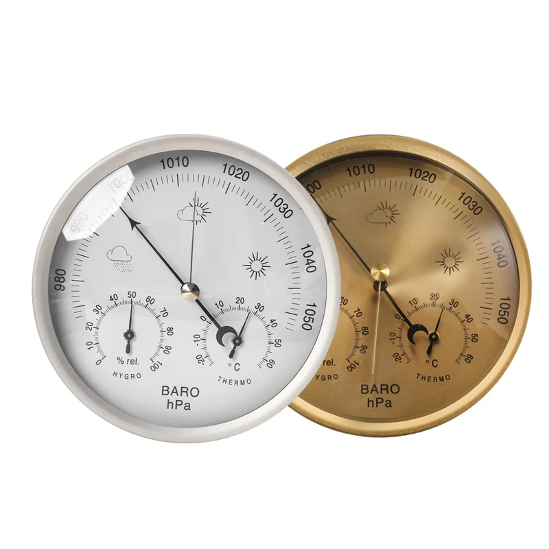3 in 1 Barometer Thermometer Hygrometer Weather Station Hanging Wall Mounted Household 50"( 132mm) |
