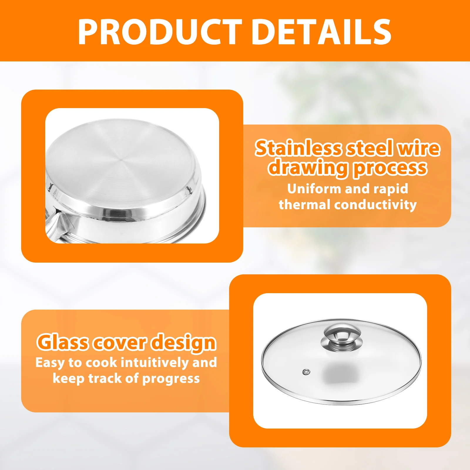 1 Pc Stainless Steel Egg Poacher Pan Uniform Heating Poached Egg Cooker Thermal Insulation Poached Maker Pan with 4/6 Small Cups