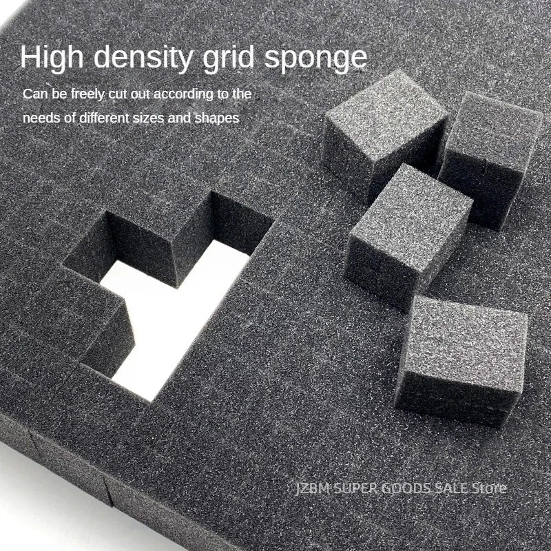 Boîte à outils grille prédécoupée, insert de mousse pour étui rigide, organisateur de boîte à outils en mousse d'ombre préformée personnalisable