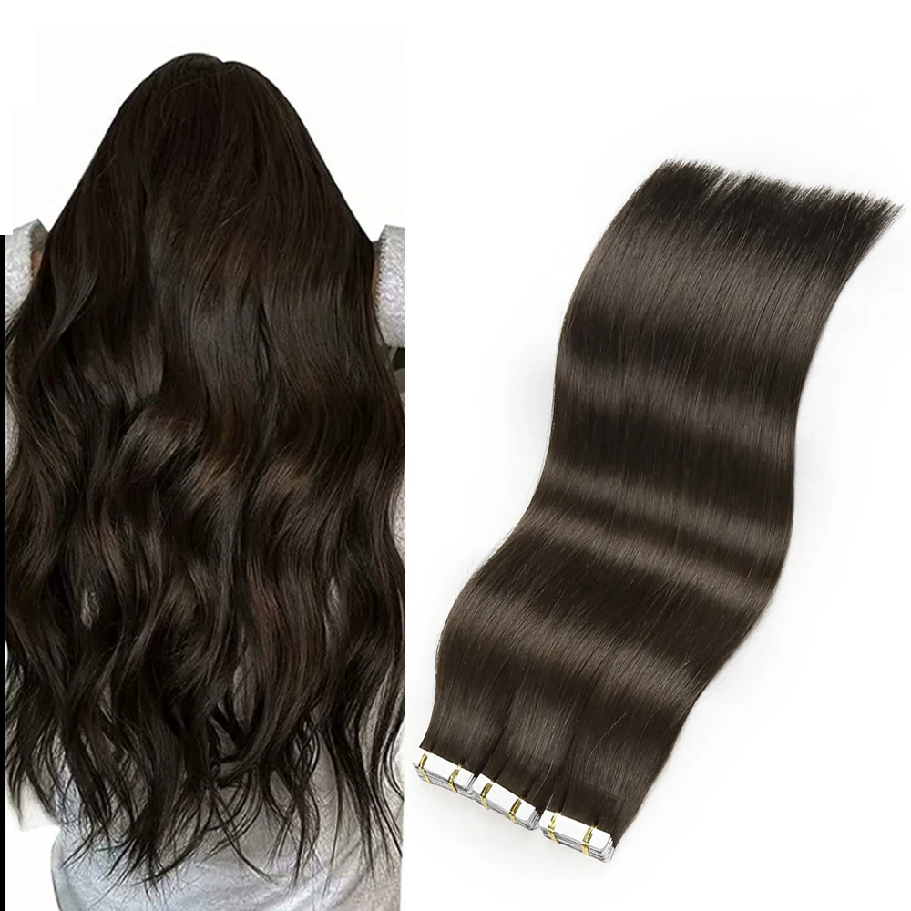 Feather weft hair extension /100% Virgin hair 10A / Natrual color 100g –  V-light hair extensions