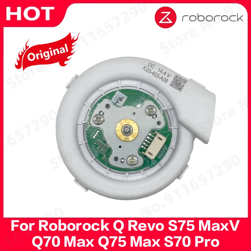 Roborock-acessórios Robô Aspirador Original Motor Ventilador q Revo S75 Maxv Q70 Max Q75 Max S70 Pro 6000pa