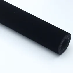 Luxurious Self - Adhesive Velvet Fabric for DIY Crafts (50x150cm) (Black)