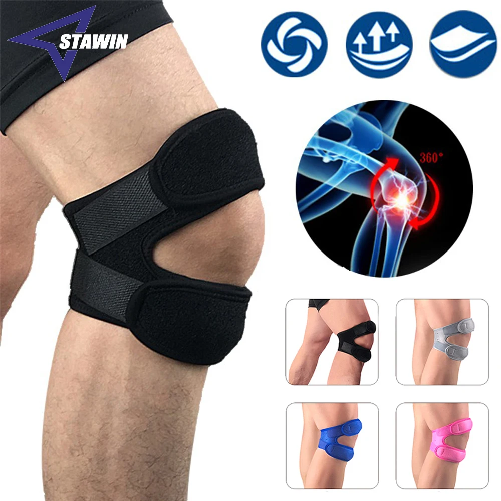 Dubbelzinnigheid engineering Persona 1 pc elastische bandage tape sportband sport knie ondersteuning patella  riem kniebeschermer voetbal basketbal kniebrace beschermen| | - AliExpress