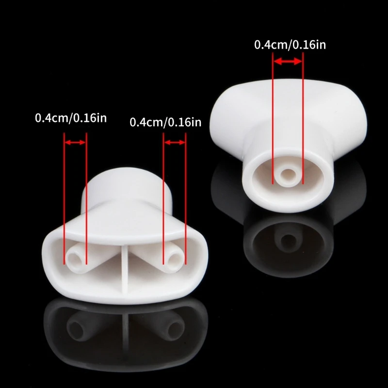 Y Type Tubing Connector Compatibility with Multiple Electric Breast Pump Brands White Pipe Connector for Secure Use A2UB