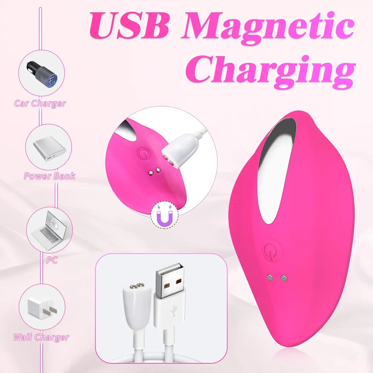 Wearable Panty Vibrators Adult Sex Toys for Women or Couples, Remote Control Clit Mini Vibrator Rose Dildos Sex Machine
