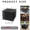 18 Size Fire Pit Cover, Firepit Cover Square Waterproof Fireplace Fire Pit Column Covers  Outdoor Furniture Cover 6