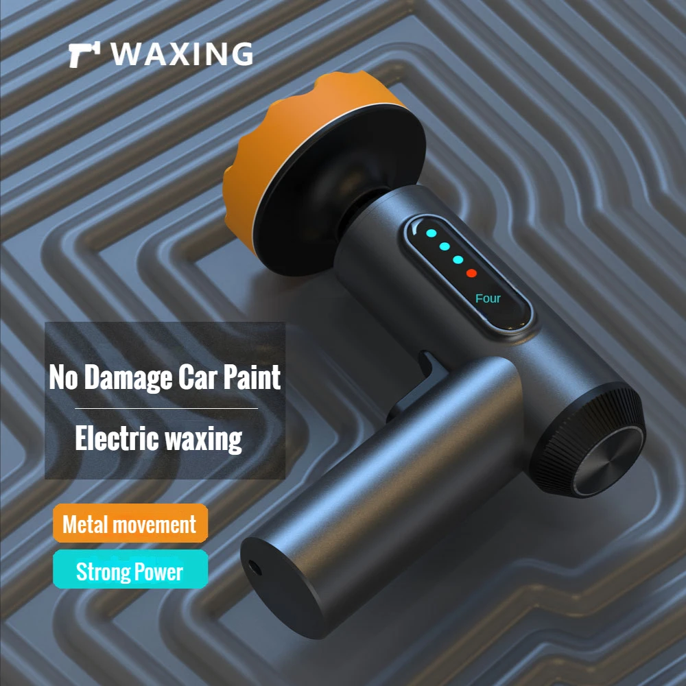 Car Polisher EAFC 1300rpm Wireless Car Polisher 4000mAh Polishing Machine Electric Polishing Auto Waxing Scratches Repair Tool