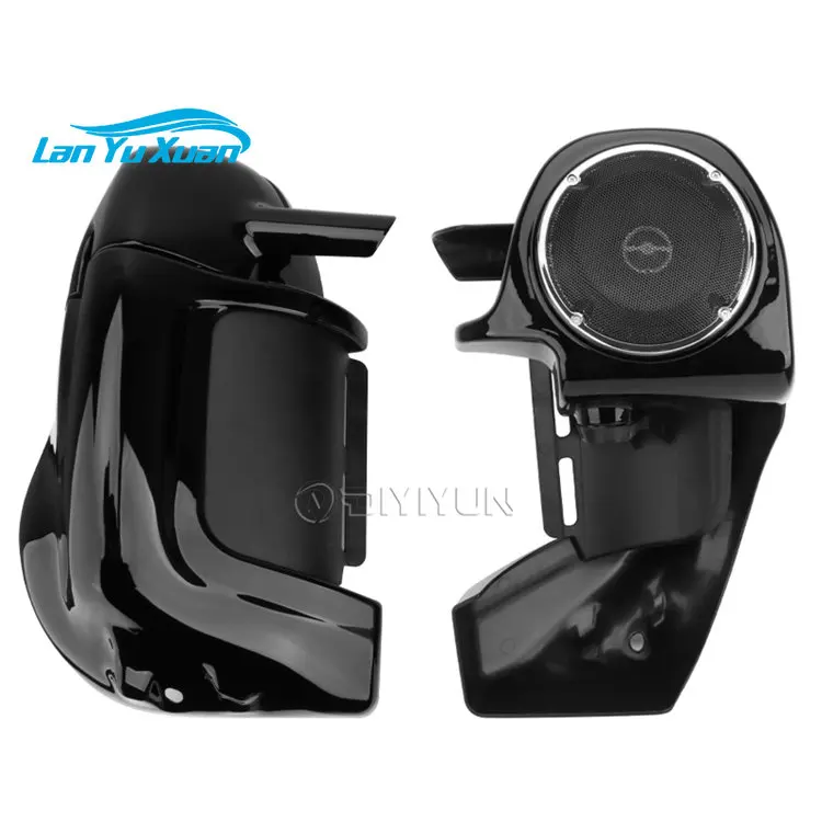 1997-2013 Motorcycle Vivid Speaker Box Lower Vented Fairing Leg For Harley Touring FLHX FLTRX Street Electra Road Glide maisto 1 18 harley davidson 1997 fxdwg dyna wide glide die cast vehicles collectible hobbies motorcycle model toys