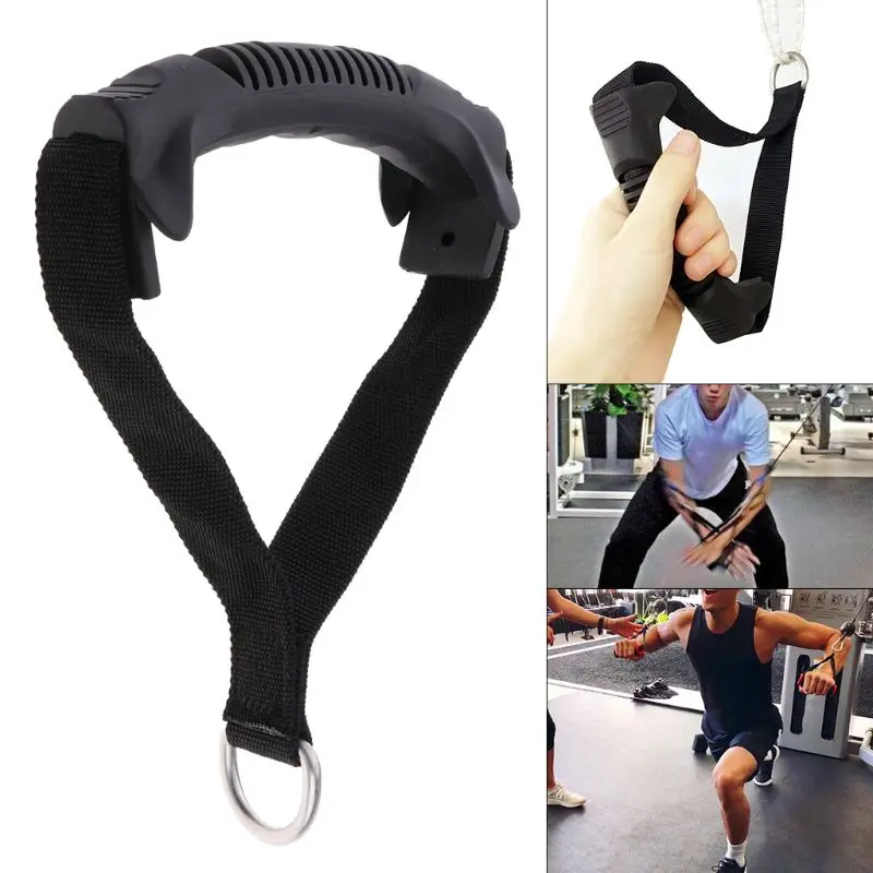Resistance Band Handle Fitness Equipment Pull Rope Grips Strength Training Ropes Handles Exercise at Home Gym Workout Accessorie fitness workout handle,weightlifting grip,gym workout rope