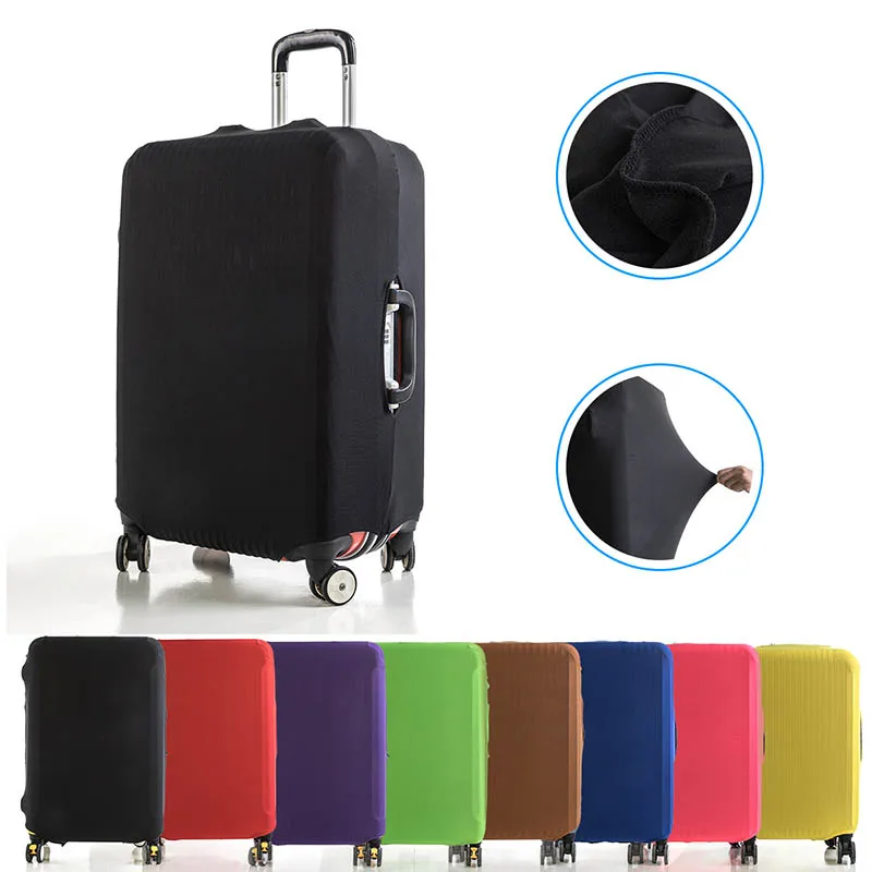  Funda de equipaje de viaje de avión, funda lavable para maleta  con protector de equipaje elástico, se adapta a maleta de 18 a 32 pulgadas para  viajes, Blanco : Ropa, Zapatos