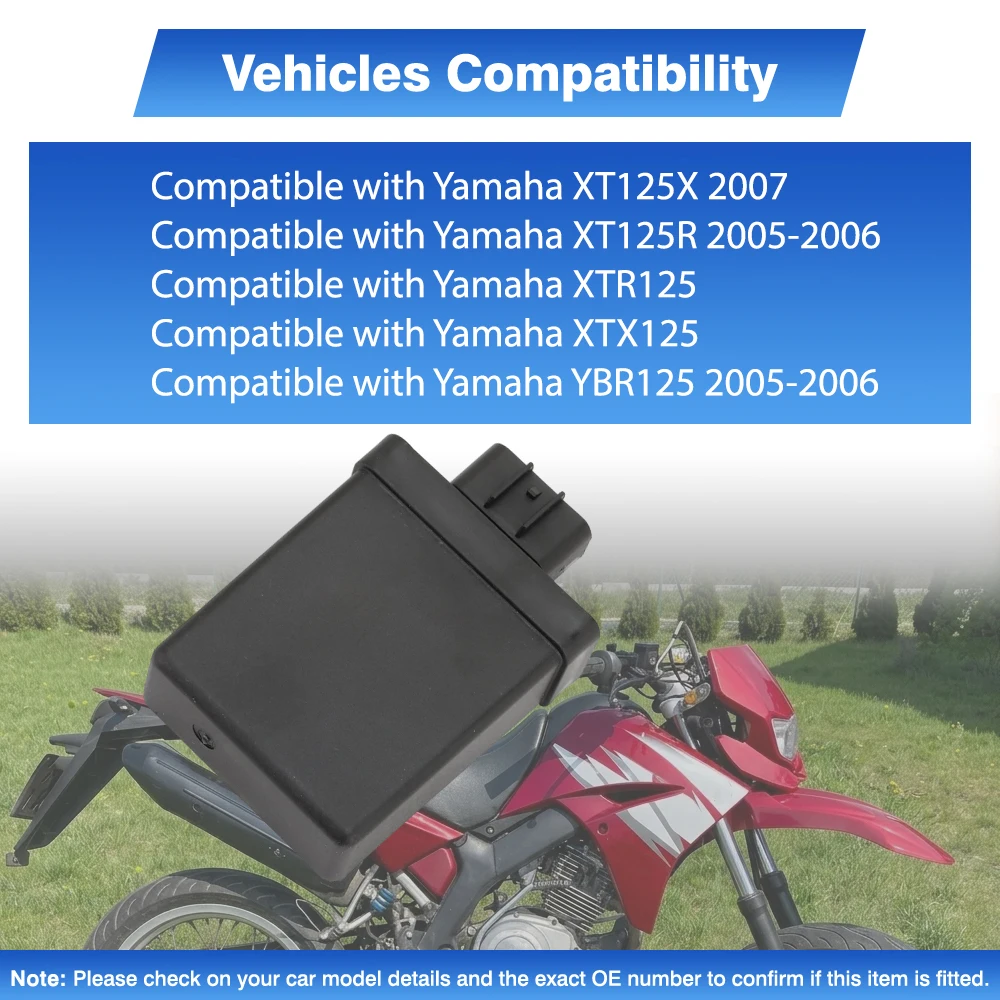3D9-H5540-01 3D9-00 8핀 오토바이 CDI 점화 모듈 (야마하 XTR125 XTX125 XT125R YBR125 2005-2006 XT125X 2007 용)