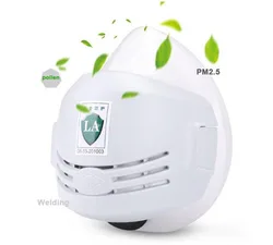 Premium Dust - Proof Half Face Safety Mask with 20 Filters - Industrial Protection Against Dust and Haze (B - mask)