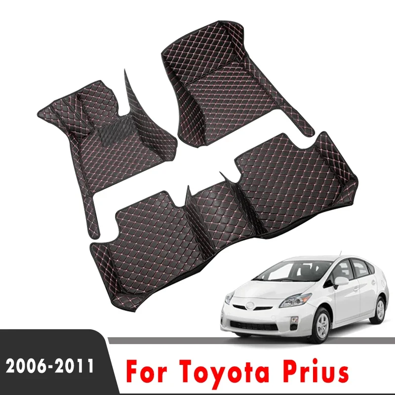 

For Toyota Prius 2011 2010 2009 2008 2007 2006 Car Floor Mats Interior Accessories Protector Covers Custom Auto Rugs Styling
