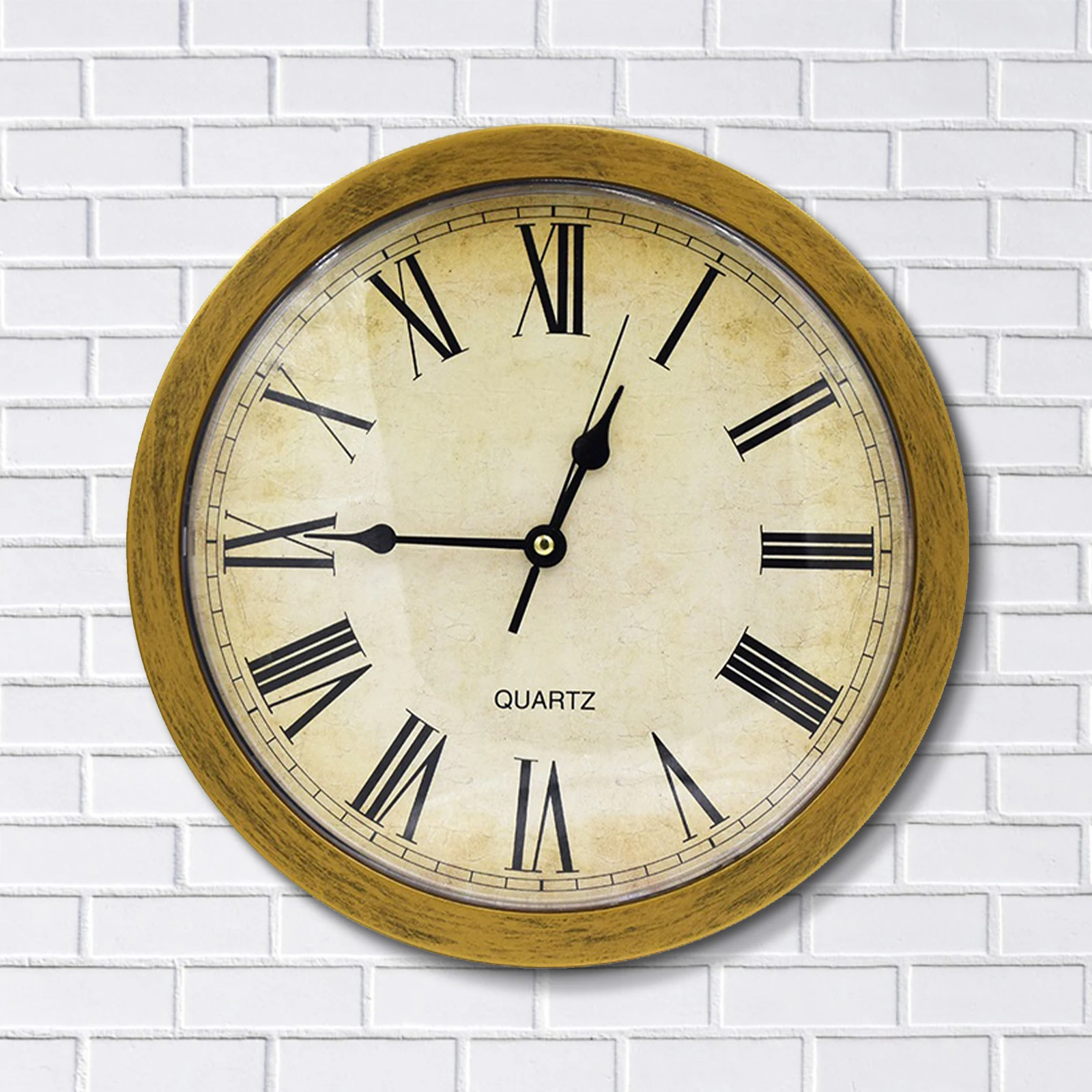 Vintage Decor Clock Diversion Safe 10-Inch Creative Wall Clock Hidden Safe Box Wall Clock Safety Box for Living Room Decor
