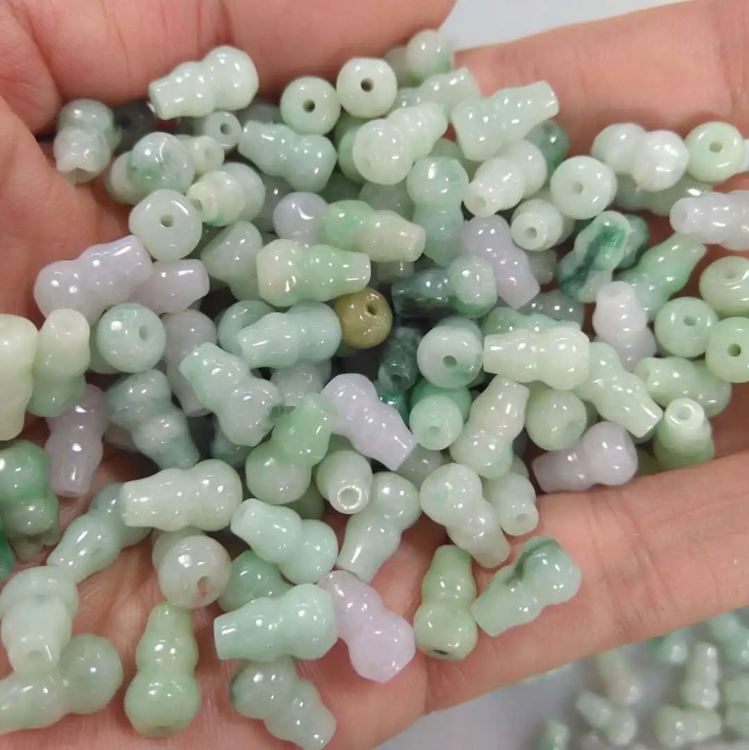 7*10mm grade lodni myanmar jadeite tykev jadeit korále pro šperků vytváření DIY náramek korálkový řetízek okouzluje klenotnictví příslušenství