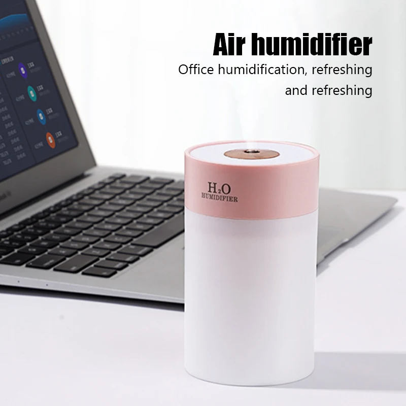 260ML 자동차 공기 가습기 USB 에센셜 오일 디퓨저 홈 아로마 가습 안개 제조기 LED 야간 조명 미니 초음파 가습기