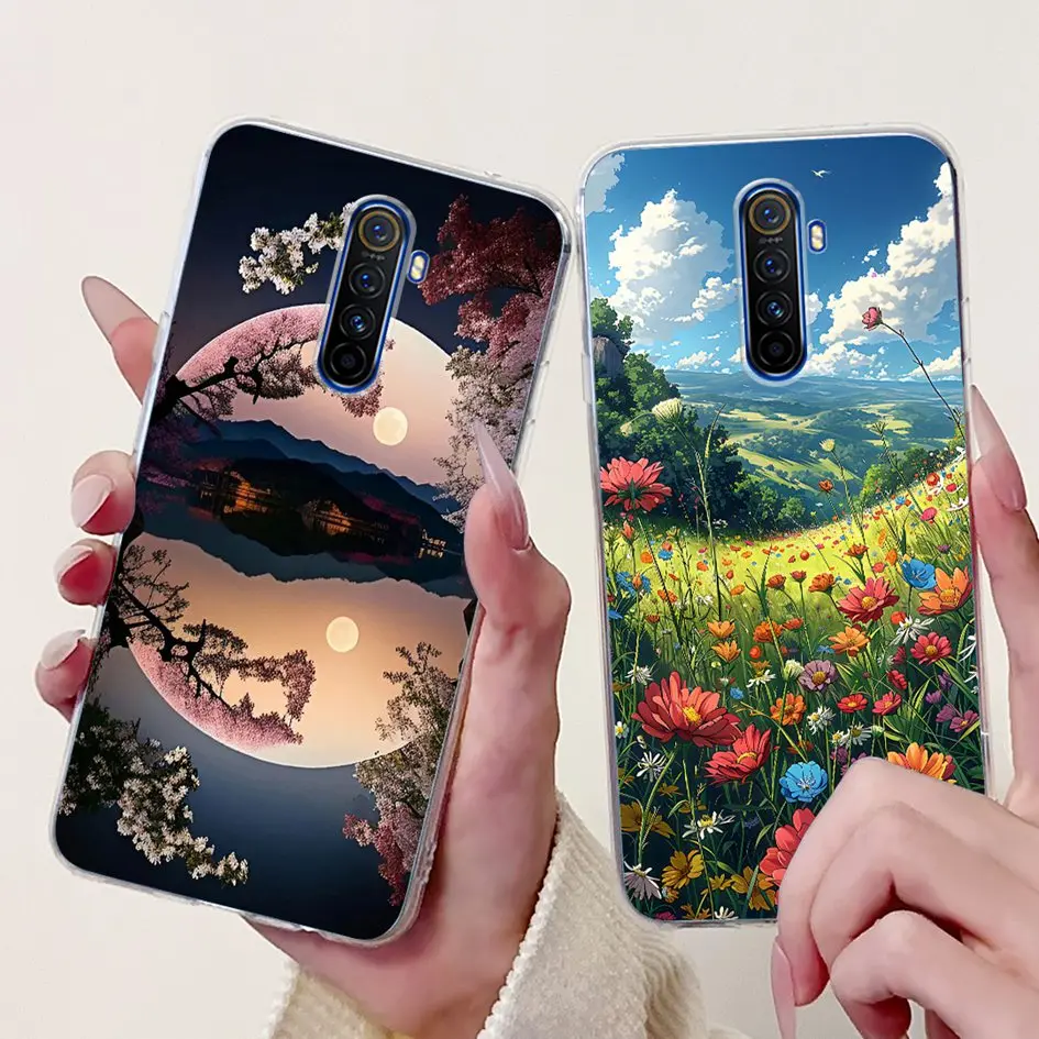 Fashion Flower Soft Silicone TPU Bumper Case - Enhanced Protection Cover