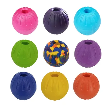 7cm/9cm Eva Pet Dog Outdoor Training Hollow Ball Indestructible Rubber Ball Chewing Game Grabbing Toy Indestructible Dog Toy