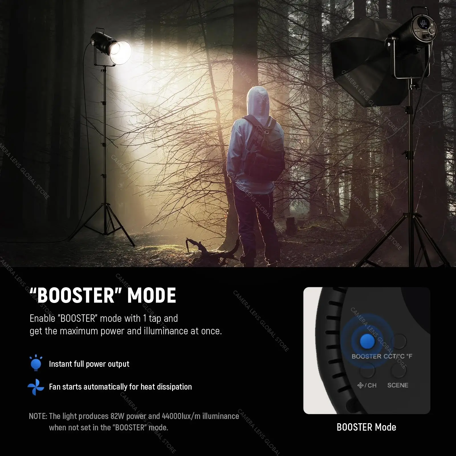 NEEWER CB300B 320W Bi 컬러 연속 LED 비디오 조명, 효율적인 과열 보호