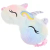 Plush Eye Mask Cover for Sleeping Comfortable Adorable Breathable Kid Practical Unicorn Shade Shadow 1