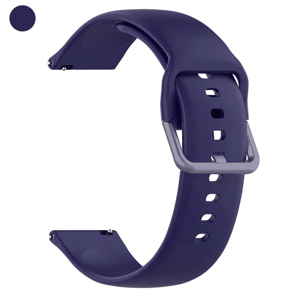 Enhanced Silicone Sports Watch Band – Premium Quality, 20mm/22mm, Multiple Fits