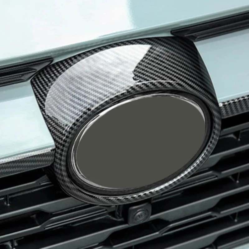 Toyota RAV4 RAV 4 XA50 2019-2021 2022 2023 ABS 블랙 자동차 앞 프레임 마크 그릴 그릴 엠블럼 배지 로고 커버 트림 스티커