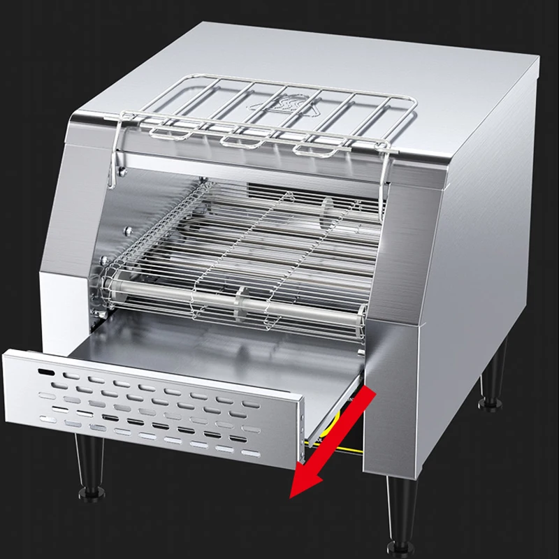Toaster Commercial Caterpillar Type Fully Automatic Hotel Breakfast Up And Down Heating Intelligent Panel