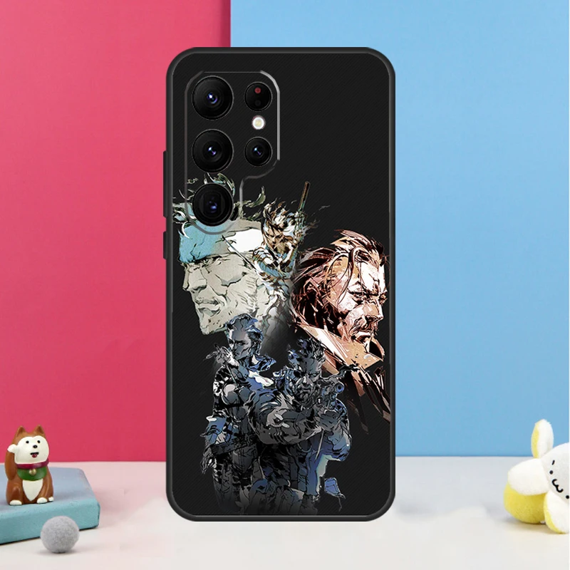 Premium Metal Gear Solid Design Protective Back Cover Case - Sleek Metallic Finish