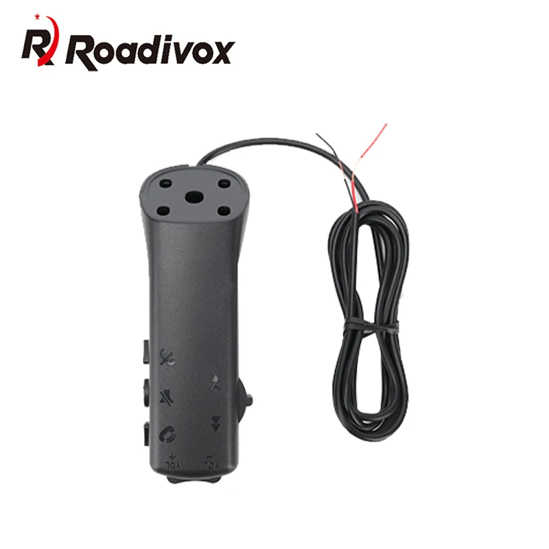 Steering Wheel Remote Control Steering Wheel Control Button 8-Key Universal Car Steering Wheel Buttons Multi-functional Remote Controller Car Audio GPS Navigation DVD Android Wired Control
