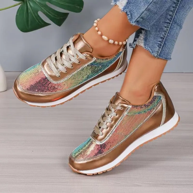 Plus Size 42 Women Running Sport Shoes Black Silver Girls Athletic Walking Sneakers Comfortable Female Jogging Shoes 4