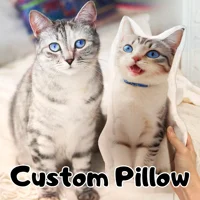 Custom Pets Cushion Personalized Filling Pets Photo Cushion DIY Pillow for Putting Picture of Cats and Dogs Home Decor 1