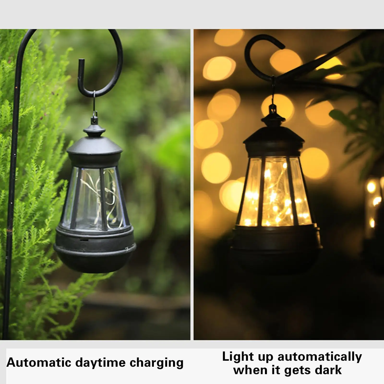 LED Solar Light Retro lampada a cherosene candela ad energia solare cortile esterno lanterna da giardino Decor Light Hanging Ligh portatile S1C6