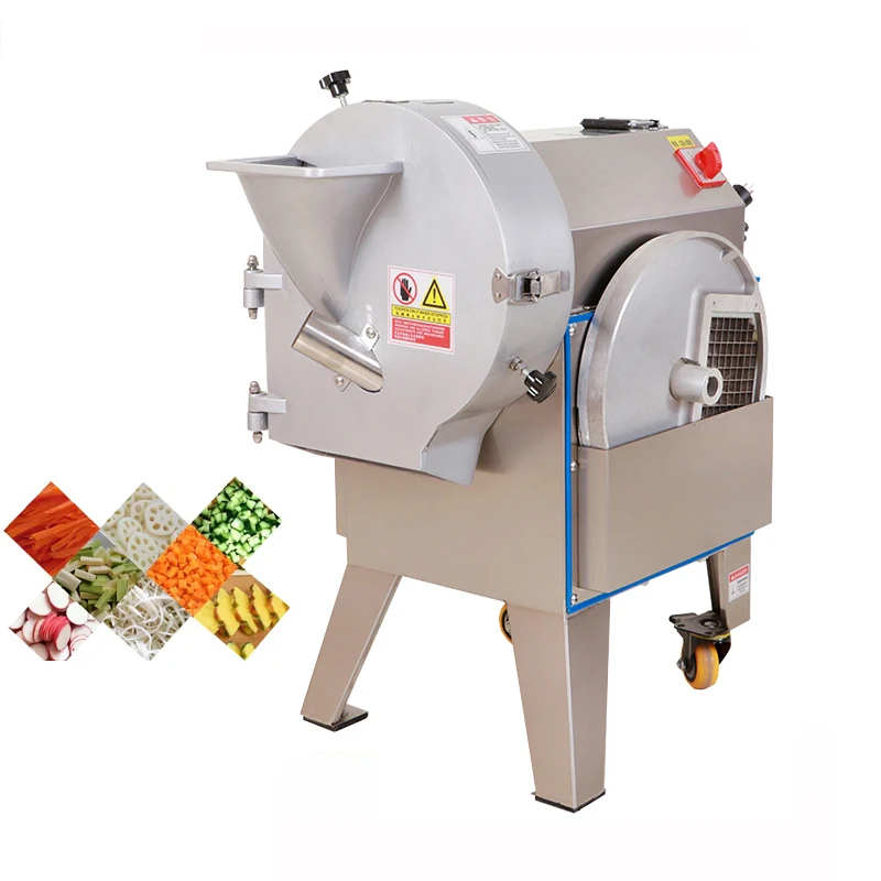 

Stainless Steel Vegetable Cutter Cucumber Onion Dicer Machine Commercial Potato Slicer Machine Vegetable Cube Cutting Machine