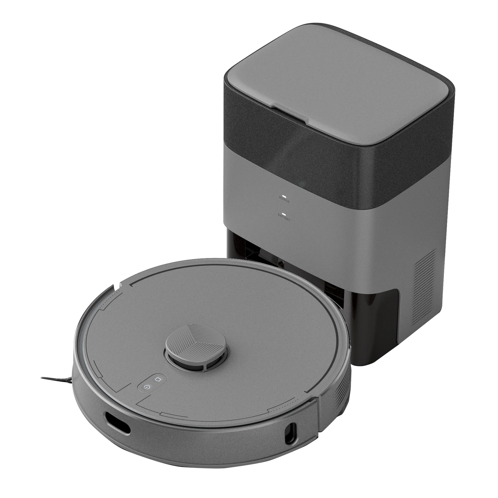 AIRROBO 5500Pa 초음파 카펫 감지 자동 비움 무선 바닥 카펫 청소 로봇..