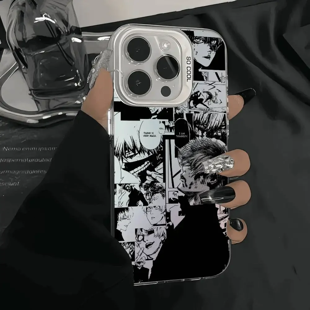 Tokyo Ghoul Kaneki Ken Silver Matte Shockproof Phone Case