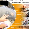 Half Moon Nail Desk Lamp Foldable LED Nail Fill Light Portable Beauty Salon Work Manicure & Lash 3000-6500K Professional Lamp 5