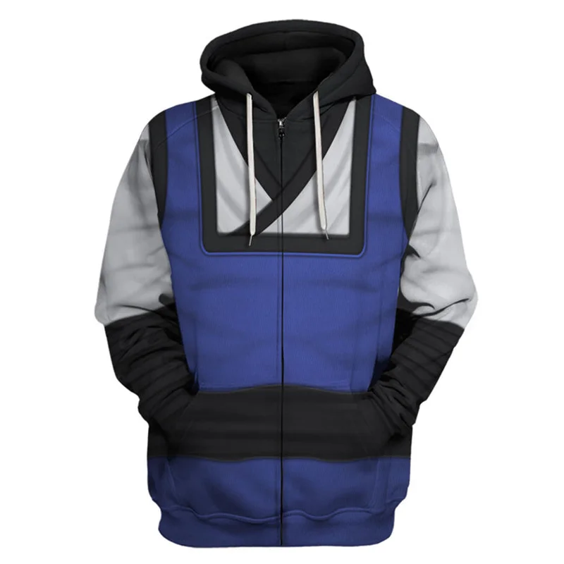 thumbnail image 1 of Sudadera con capucha y cremallera con estampado gráfico de MK Mortal Kombat para hombre, novedad en sudaderas y sudaderas, jersey de talla grande Harajuku, ropa para hombre, 1 of 5