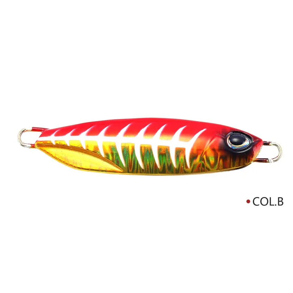 MOOKZZ New Metal SLOW Jinging 20g 30g 40g 60g 80g Sea Fishing Lure