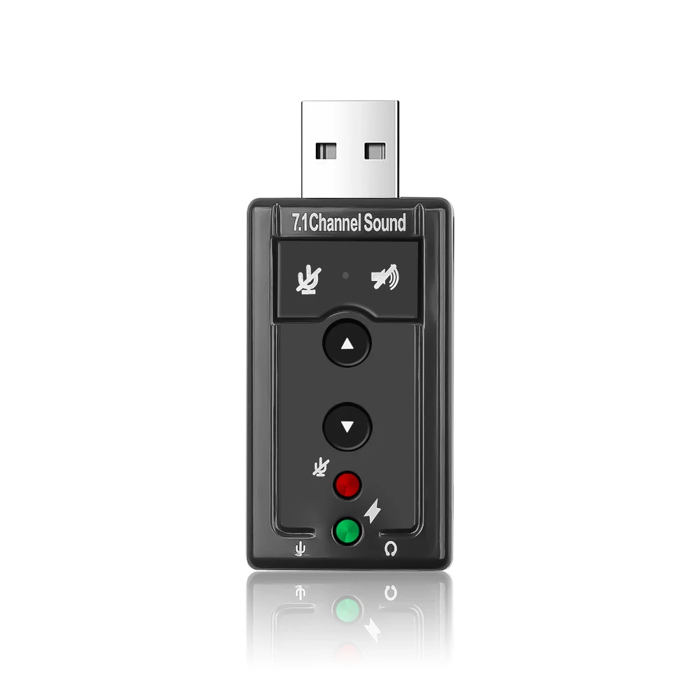 ROCCAT Juke - Carte Son USB Virtuel 7.1 + Adaptateur Pour Casque Stéréo - Amélioration Audio Pour Jeux