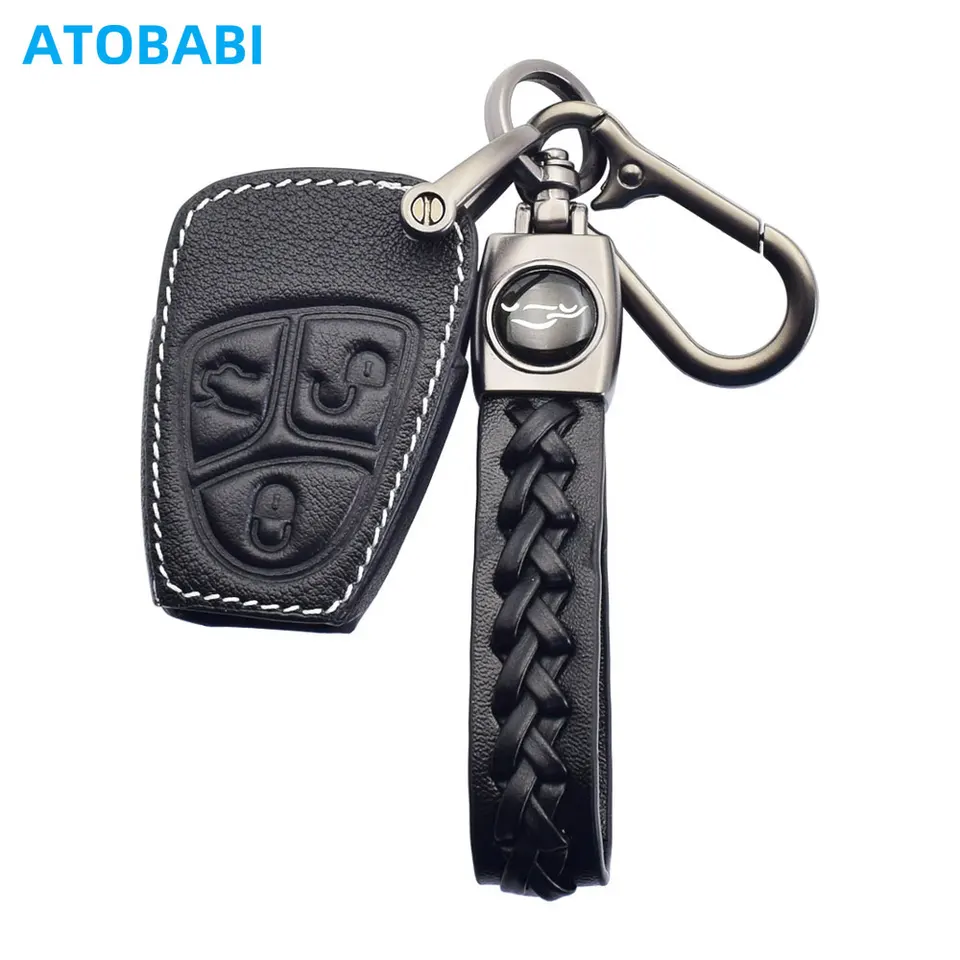 Lunwag Car Key Rear Cover Case - Replacement Shell For Mercedes Benz 3-Button Key Fobs - View #5
