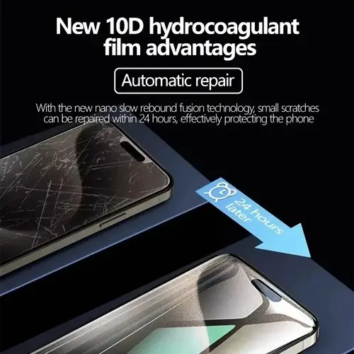 Full Cover Hydrogel Film For iPhone 17 16 14 11 13 12 15 Pro Max Air Screen Protector For iPhone 16E Mini SE XR XS 7 8 Not Glass - Image 4